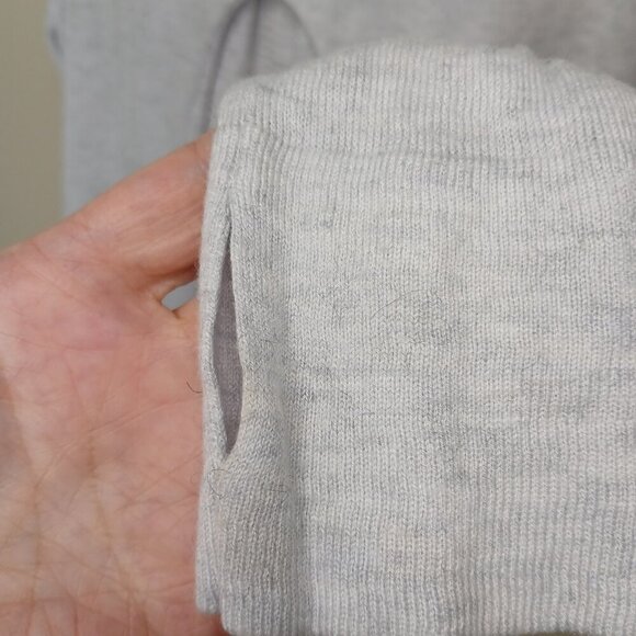 Lululemon Express Yourself Mudra Wrap Cardigan Light Heathered Gray Size 8-10 - Picture 4 of 9